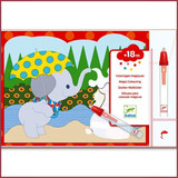 Djeco Magisch kleuren, Buiten verstopt