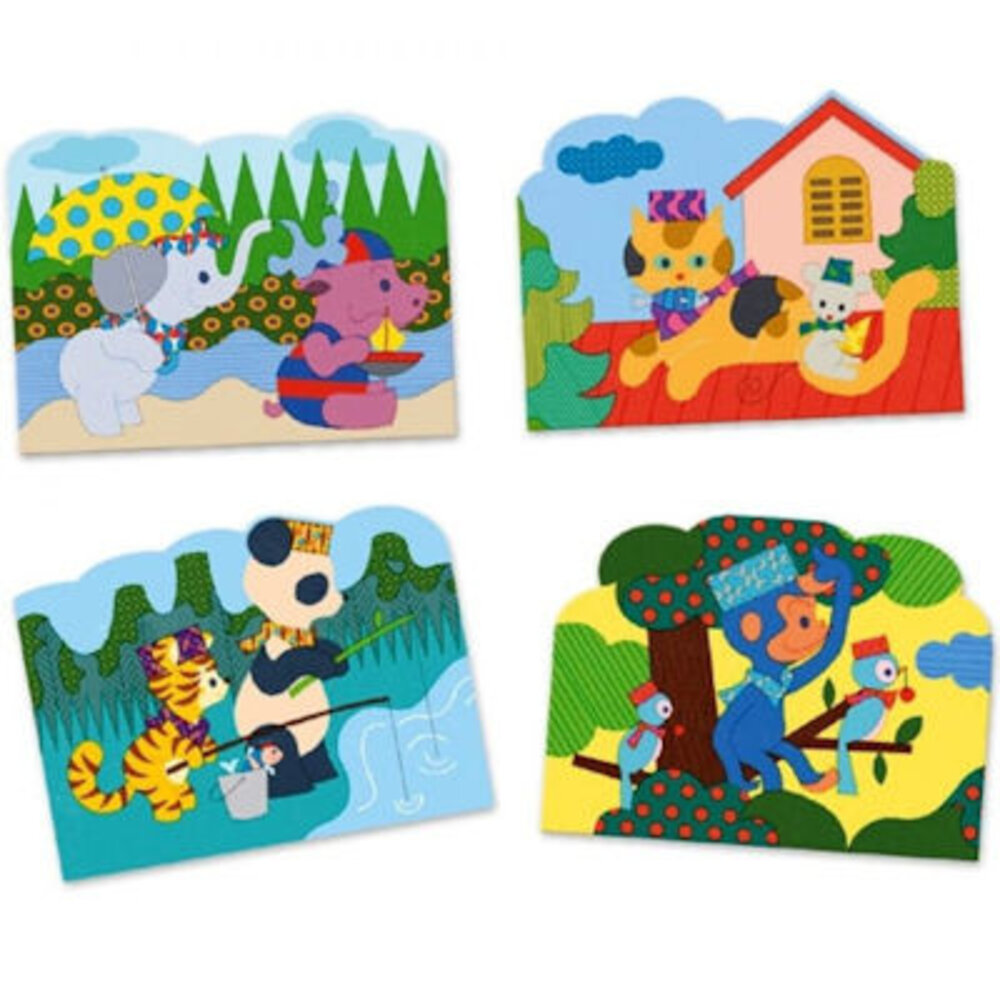 Djeco Magisch kleuren, Buiten verstopt