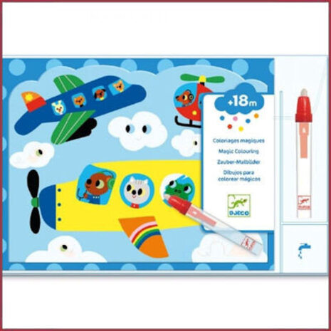 Djeco Magisch kleuren, Verborgen in de lucht