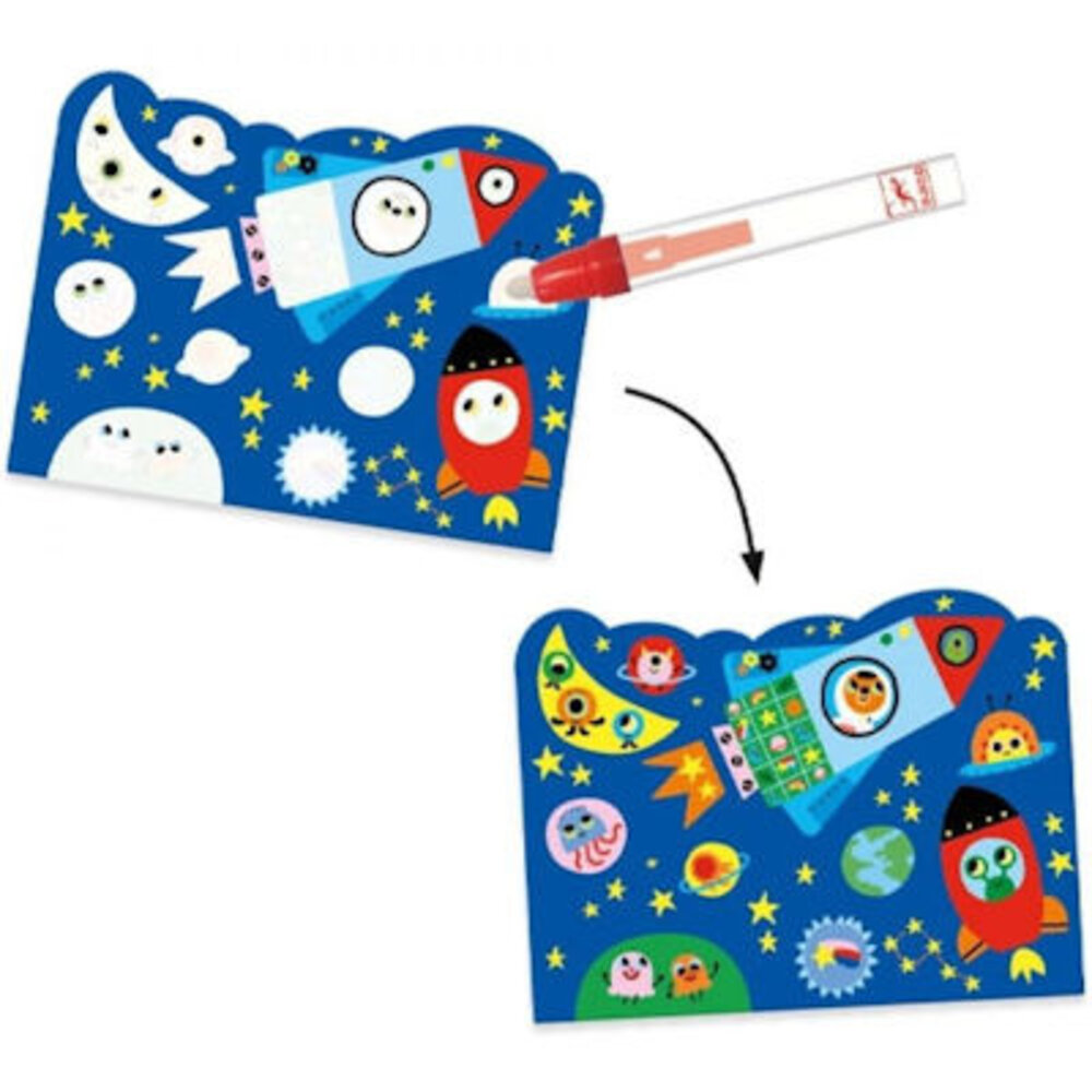 Djeco Magisch kleuren, Verborgen in de lucht