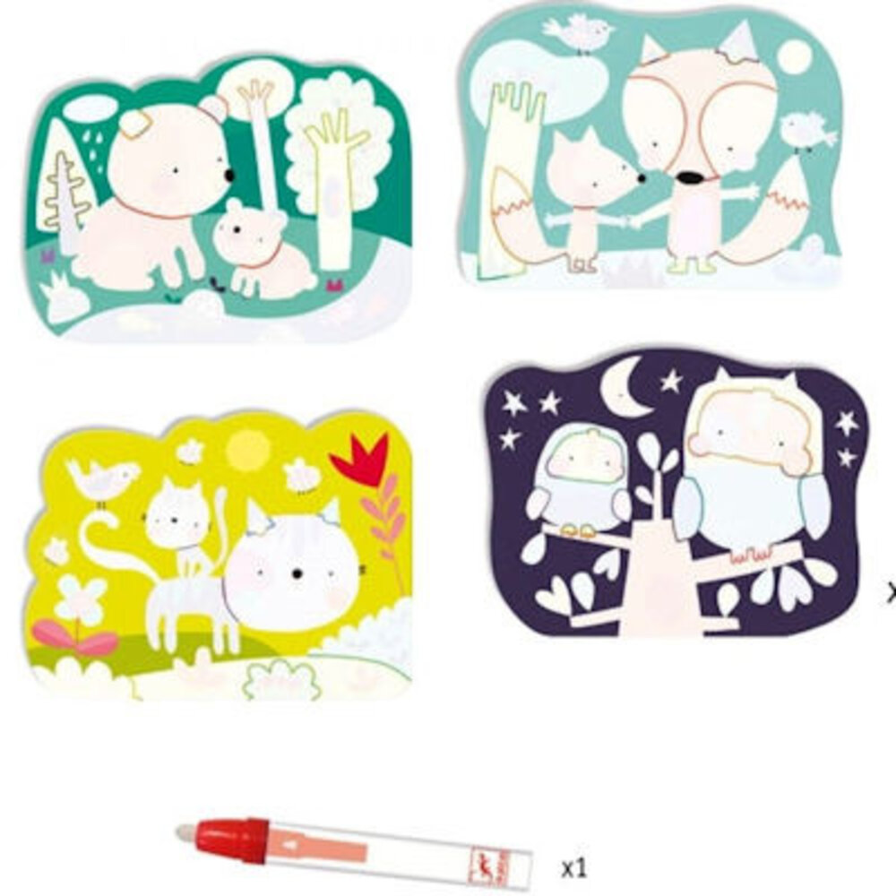 Djeco Magisch kleuren , verborgen in het bos