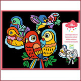 Djeco Viltkleurplaten Babyvogels Djeco Viltkleurplaten Babyvogels