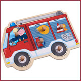 Haba Inlegpuzzel Brandweerauto Haba Inlegpuzzel Brandweerauto