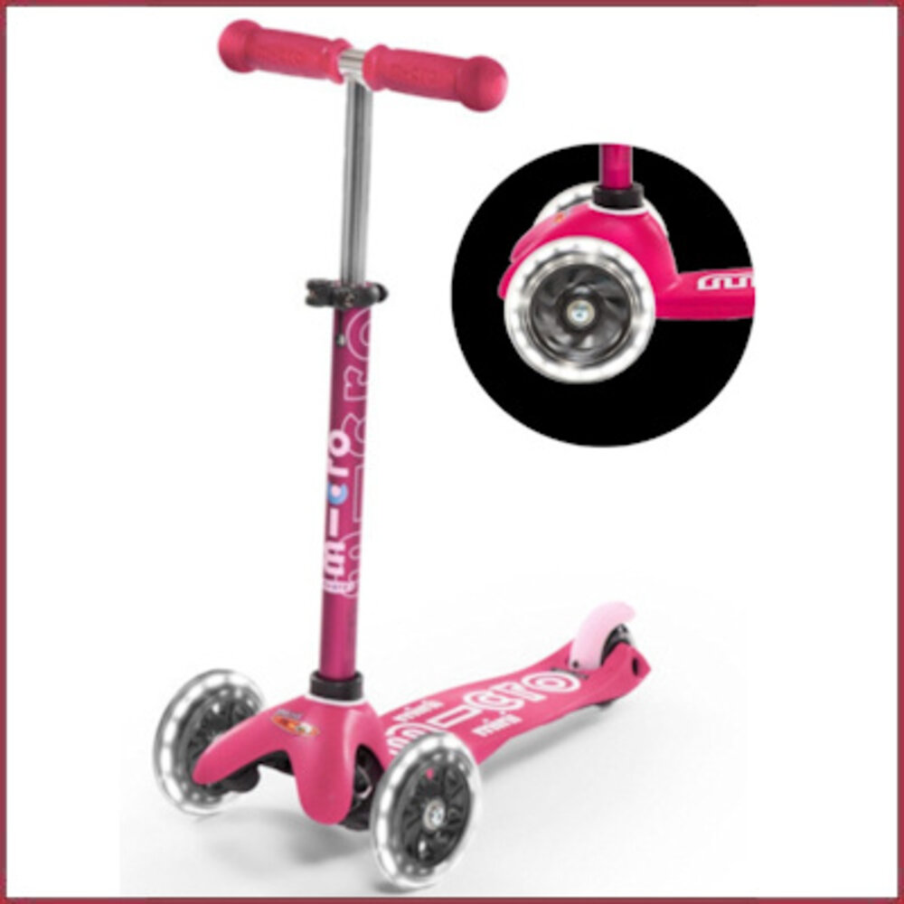 Micro Step Mini Micro step Deluxe roze LED
