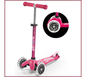 Micro Step Mini Micro step Deluxe roze LED