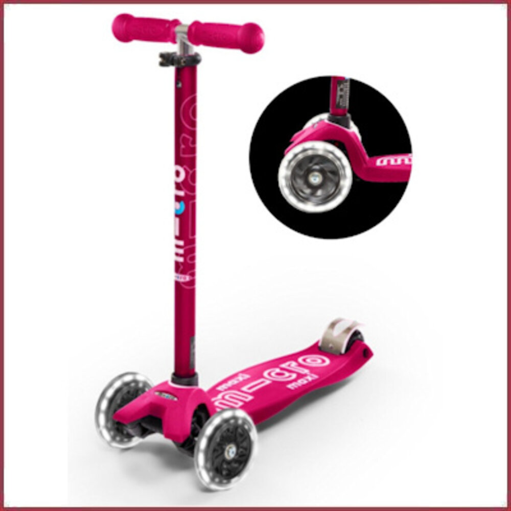 Micro Step Maxi Micro step Deluxe roze LED
