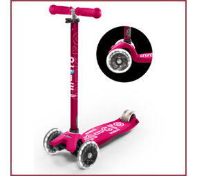 Micro Step Maxi Micro step Deluxe roze LED