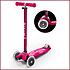 Maxi Micro step Deluxe roze LED