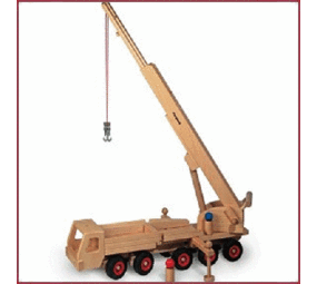 Fagus Houten kraan, bestuurbaar Fagus Houten kraan, bestuurbaar