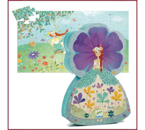 Djeco Silhouet Puzzel Prinses in de lente