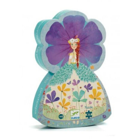 Djeco Silhouet Puzzel Prinses in de lente