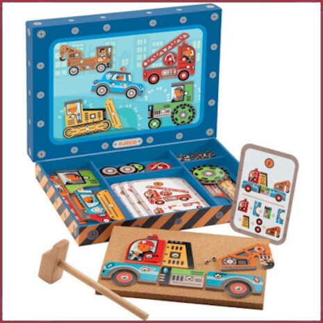 Djeco Hamertje tik - Voertuigen Djeco Hamertje tik - Voertuigen