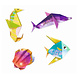 Djeco Origami Zeedieren Djeco Origami Zeedieren