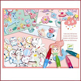 Djeco Een wereld om in te kleuren - Meisjes Djeco Een wereld om in te kleuren - Meisjes