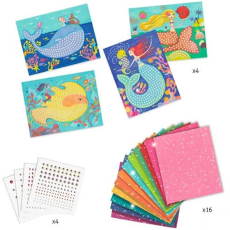 Djeco Mozaïk Knutselset - Het lied van de Zeemeermin