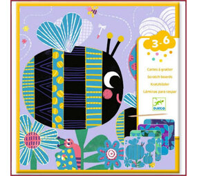 Djeco Scratchcard voor de kleintjes - Insecten Djeco Scratchcard voor de kleintjes - Insecten