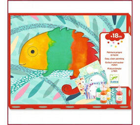 Djeco Knutselsest schilderen vingerverf voor de kleintjes Djeco Knutselsest schilderen vingerverf voor de kleintjes
