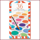 Djeco Plakkaat verf 36 stuks Djeco Plakkaat verf 36 stuks