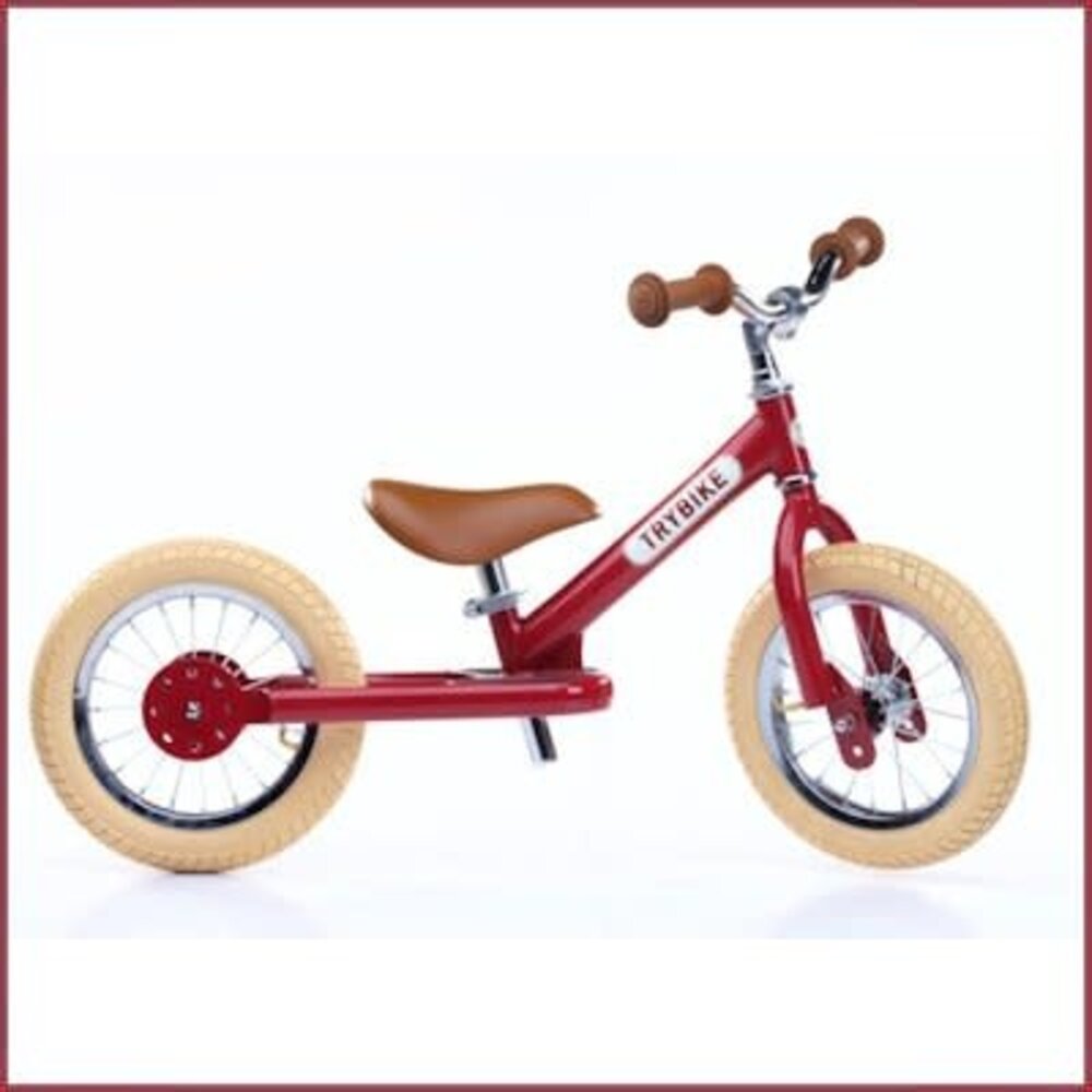 Trybike Trybike steel vintage loopfiets Rood