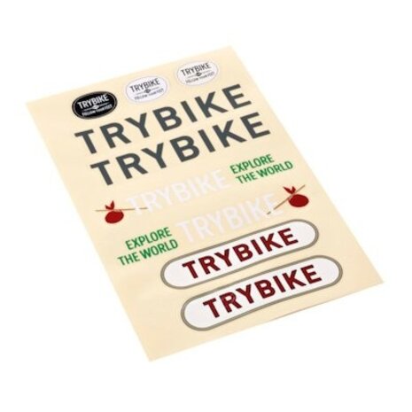 Trybike Trybike steel vintage loopfiets Rood