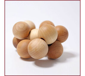 Grimm's Grijpspeeltje Naturel Kralen Grimm's Grijpspeeltje Naturel Kralen