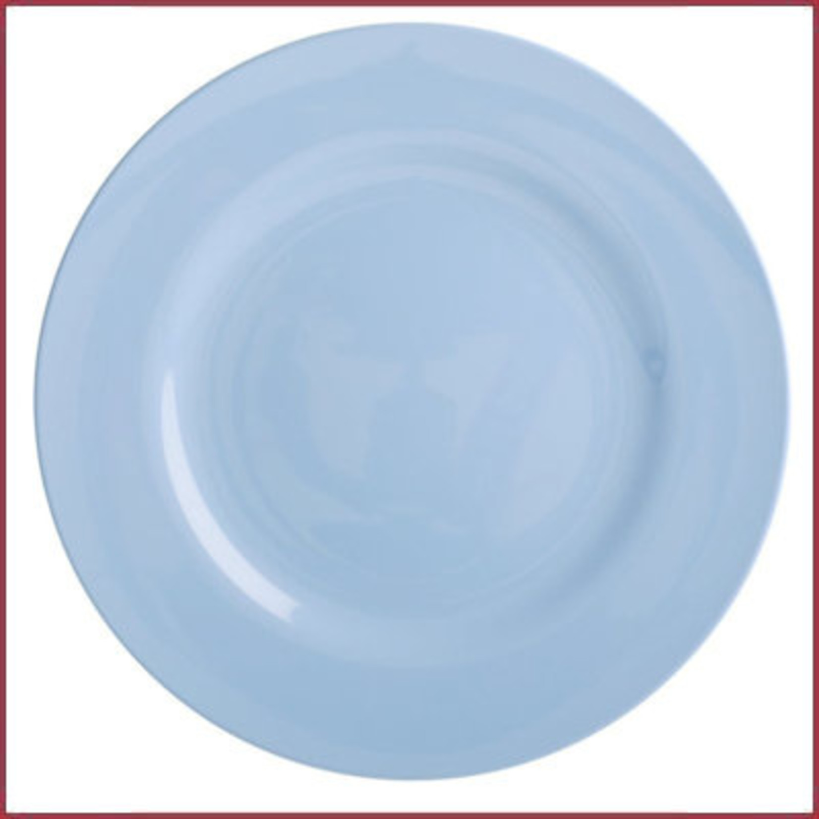 Rice Rice Melamine Rond Diner Bord in Pigeon Blue