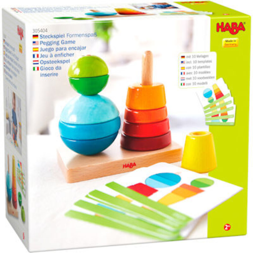 Haba Opsteekspel vormenplezier Haba Opsteekspel vormenplezier