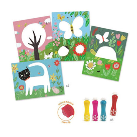 Djeco A petits points, verven met stippen