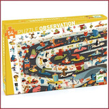 Djeco Observatie puzzel Racebaan Djeco Observatie puzzel Racebaan