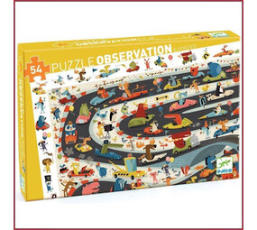 Djeco Observatie puzzel Racebaan Djeco Observatie puzzel Racebaan