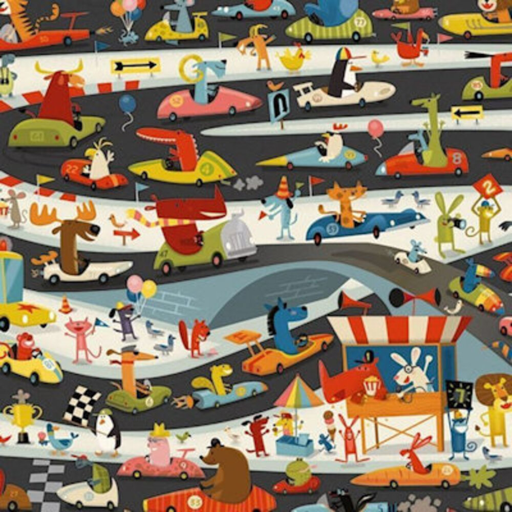 Djeco Observatie puzzel Racebaan Djeco Observatie puzzel Racebaan