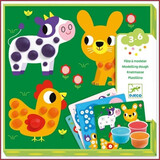 Djeco Ronds de pâte, Kleiset dieren versieren 3-6 Djeco Ronds de pâte, Kleiset dieren versieren 3-6