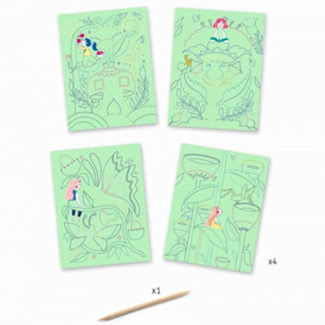 Djeco Knutselset Krassen - de tuin Djeco Knutselset Krassen - de tuin