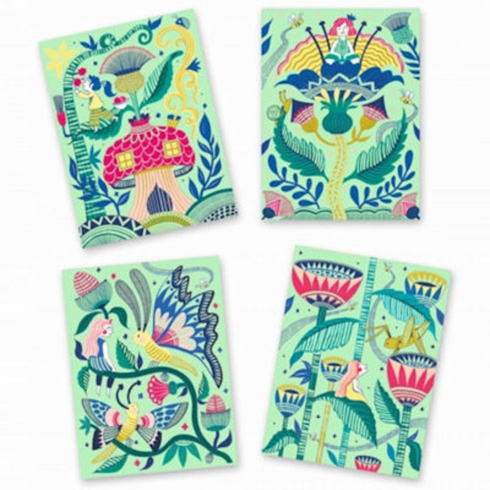 Djeco Knutselset Krassen - de tuin Djeco Knutselset Krassen - de tuin