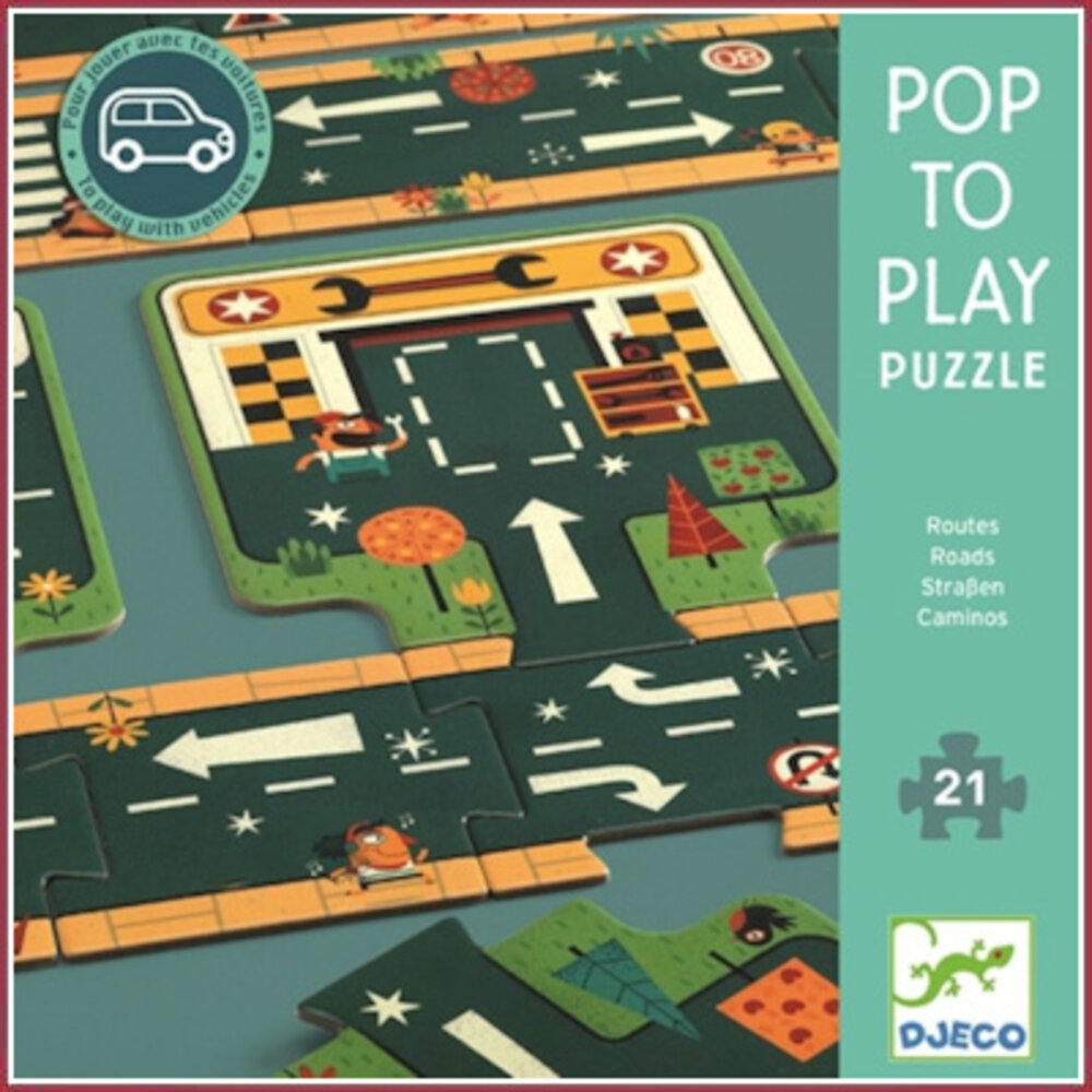 Djeco Puzzel Autoweg