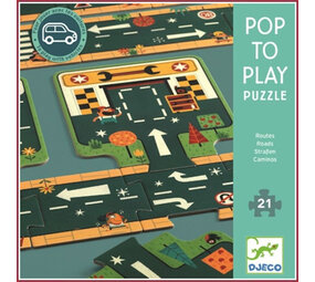 Djeco Puzzel Autoweg