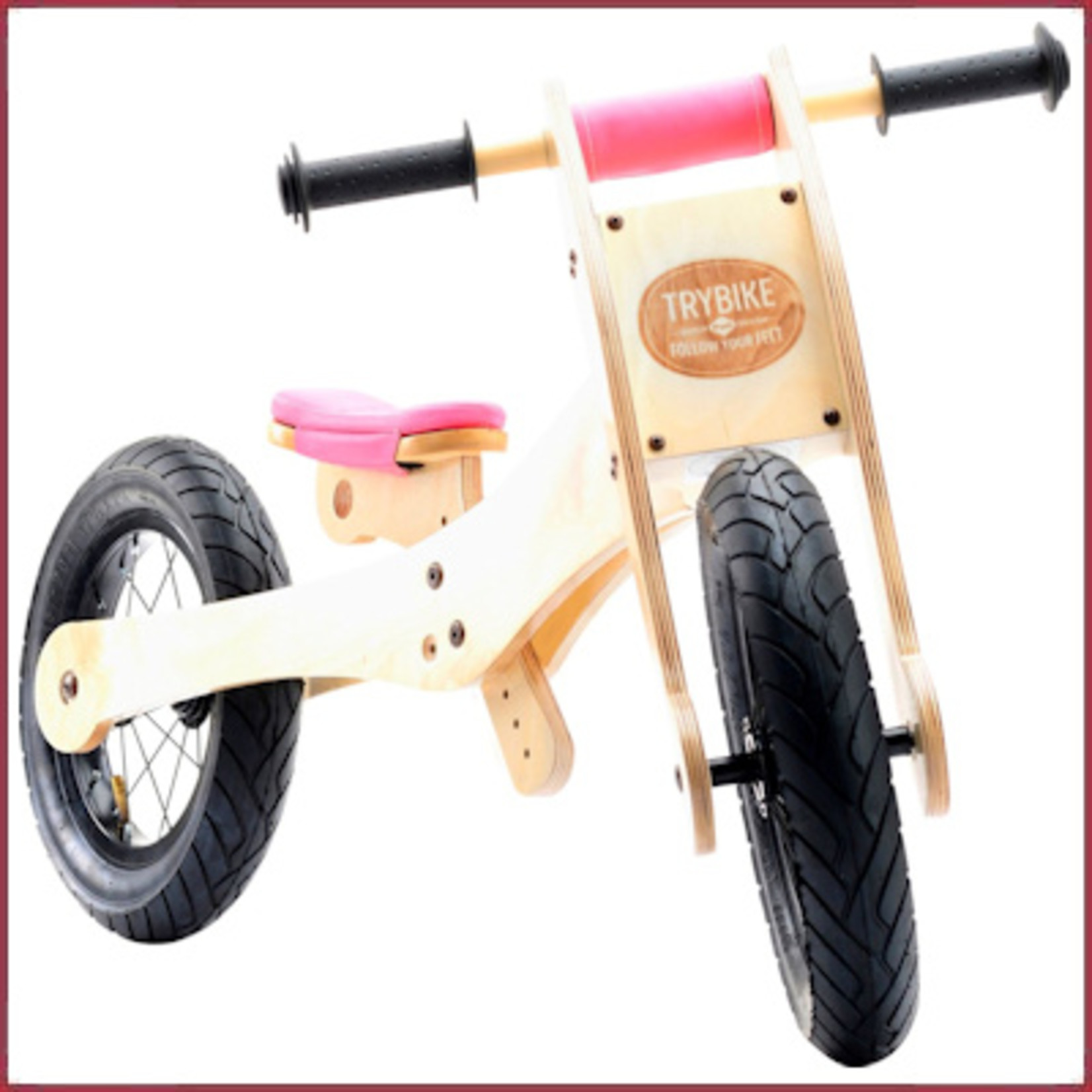 Trybike hout loopfiets 4-in-1 - Baboffel - De kinder- en speelgoedwinkel  voor bijzonder speelgoed