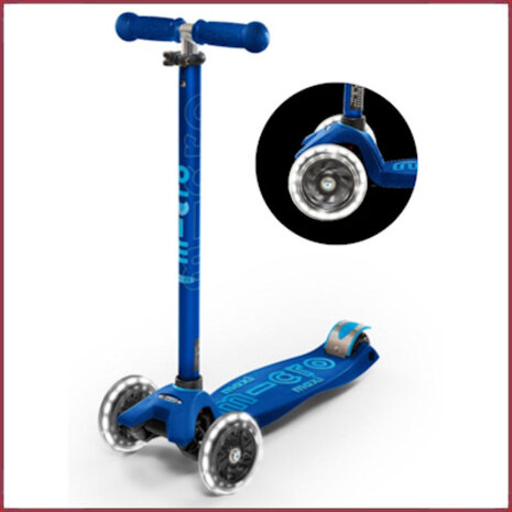 Micro Step Maxi Micro step Deluxe marineblauw LED