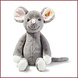Steiff Soft Cuddly Mia Muis grijs Steiff Soft Cuddly Mia Muis grijs