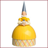 Wendt & Kühn Knauldame Prinses gele jurk