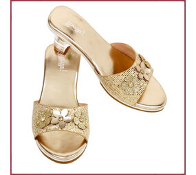 Souza for kids Slipper hoge hak, Ellina, goud metallic Souza for kids Slipper hoge hak, Ellina, goud metallic