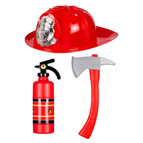 Souza for kids Verkleedpak brandweerman 4-7 jr Souza for kids Verkleedpak brandweerman 4-7 jr