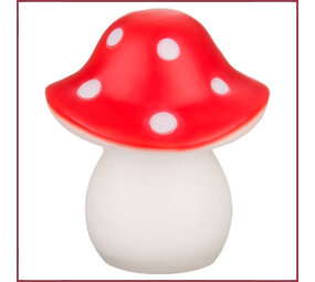 Lamp Paddenstoel Spanje rood met witte stippen (LED)