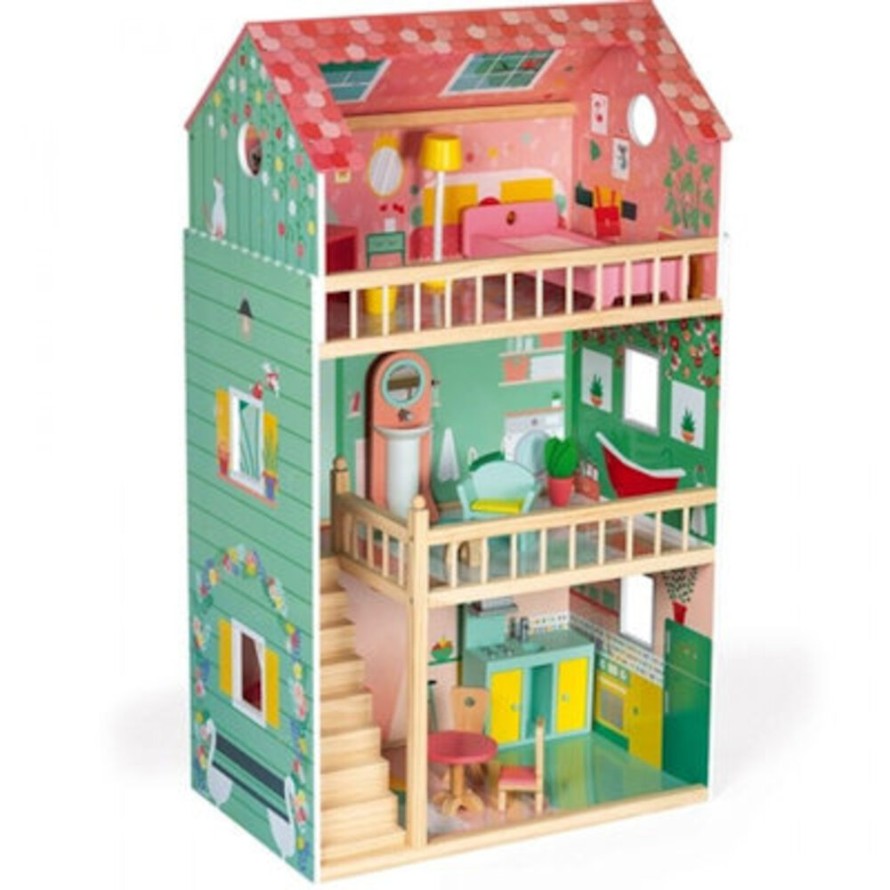 Janod Poppenhuis Happy Day Janod Poppenhuis Happy Day