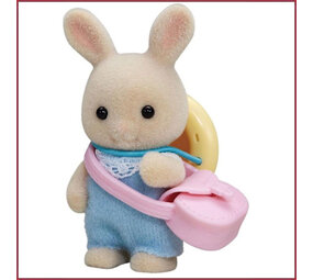 Sylvanian Families Baby wit konijn Sylvanian Families Baby wit konijn