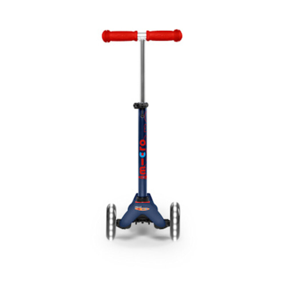 Micro Step Mini Micro step Deluxe marineblauw/rood LED