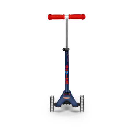 Micro Step Mini Micro step Deluxe marineblauw/rood LED