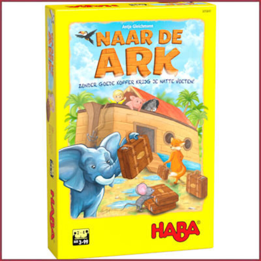 Haba Spel - Naar de Ark - Zonder goede koffer krijg je natte voeten
