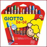 Giotto Giotto bébé super washable kleurpotlood 12 Giotto Giotto bébé super washable kleurpotlood 12
