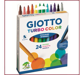 Giotto Giotto Turbo color 24 stuks Giotto Giotto Turbo color 24 stuks